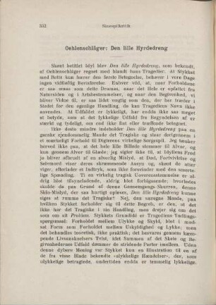 Oehlenschläger: Den lille Hyrdedreng