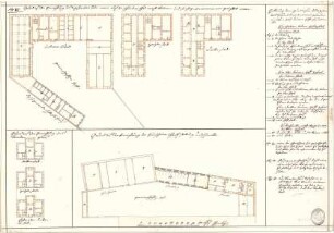 Fink, Johann Lorenz; Banz; Kloster Banz - Krankenhaus u. Wirtschaftsgebäude (Grundriss 1. OG, Grundriss 2. OG, Grundriss 3. OG