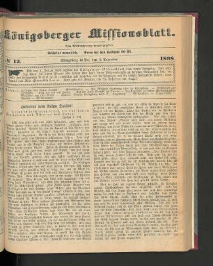No 12. 1898.