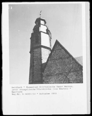 Ehemalige Stiftskirche Sankt Markus (Evangelische Pfarrkirche) — Nordwestturm