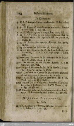 Historia litteraria