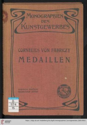 Band 9: Monographien des Kunstgewerbes: Medaillen der italienischen Renaissance