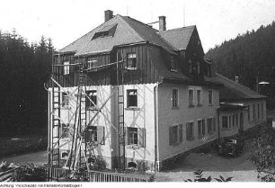 Schmiedeberg-Dönschten. Ferienheim Dönschten, ehemals Gasthof Waldesruh, September 1949