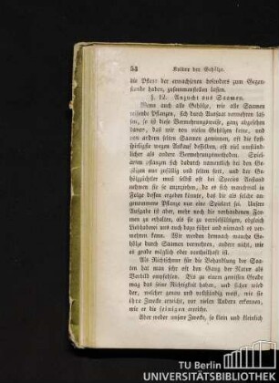 § 12. Anzucht aus Saamen.