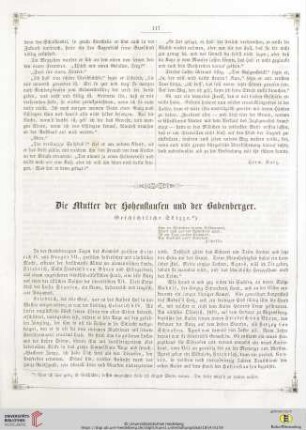 Die Mutter der Hohenstaufen und der Babenberger