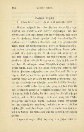 Sechstes Capitel. Kirchliche Wirksamkeit, Haus- und Freundeskreis