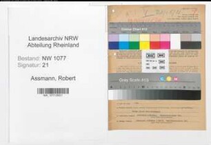 Entnazifizierung Robert Assmann , geb. 05.03.1909 (Polizist)