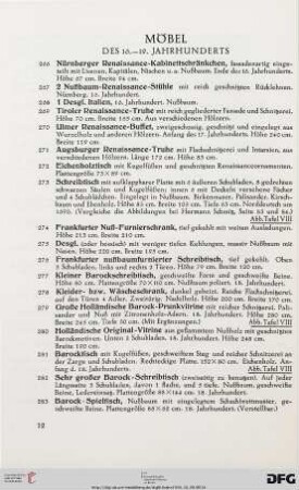 Möbel (Nr. 266-330)