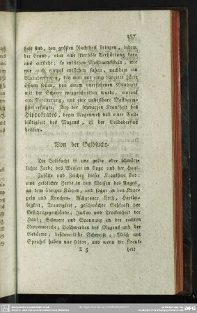 Von der Gelbsucht