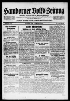 Hamborner Volks-Zeitung. 1911-1929