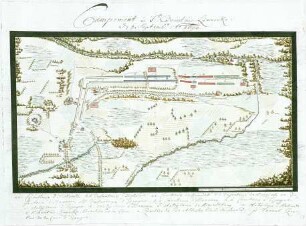 WHK 7 Reichs- und Französischer Krieg von 1688-1697 bis zum Frieden von Ryswick: Feldlager der holländischen Truppen bei Sint-Kwintens-Lennik, 1. September 1690