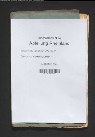 Lehnprotokolle des Erzstifts Köln