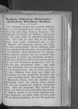 Buchholz - Höllenberg - Büsenbachtal - Flidderberg - Brunsberg - Buchholz.