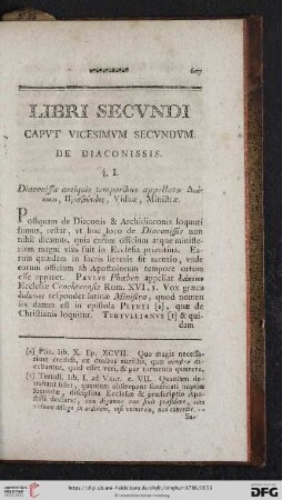 Capvt vicesimvm secvndvm