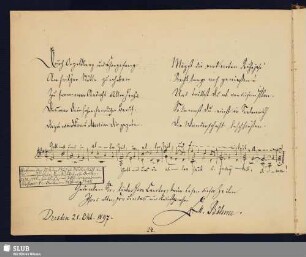 Böhme, Franz Magnus; 1897 [Noten- und Texteintrag]
