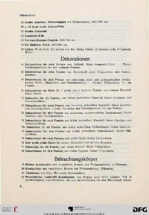 Beleuchtungskörper (Nr. 79-99)