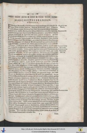 Marchiones Brandenburgici & Duces Prussiae / Brunsuicenses et Lunaeburgenses / Lauenburgici / Mecklenburgici / Pomeraniae.
