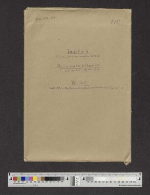 Band 110: (Sommer) Wintersemester 1929/1930, Hamburg