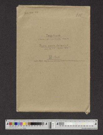 Band 110: (Sommer) Wintersemester 1929/1930, Hamburg
