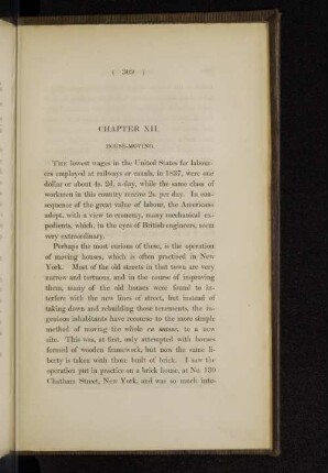 Chapter XII. House-moving.