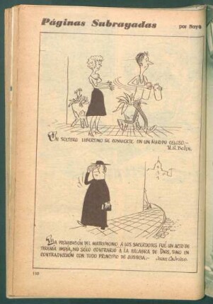 Páginas subrayadas - [Historietas con viñetas]
