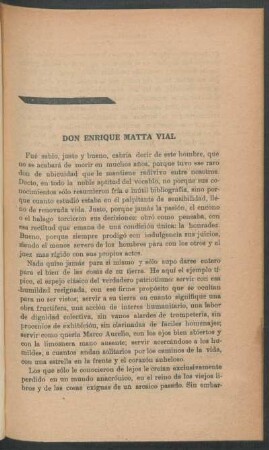 Don Enrique Matta Vial
