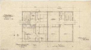 Gsaenger, Gustav; Moosburg - Bonau (Bayern); Südchemie - Typ A 1 u. 2 (Grundriss EG)