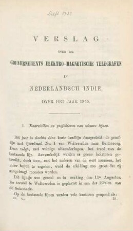 Verslag ... over het jaar 1859
