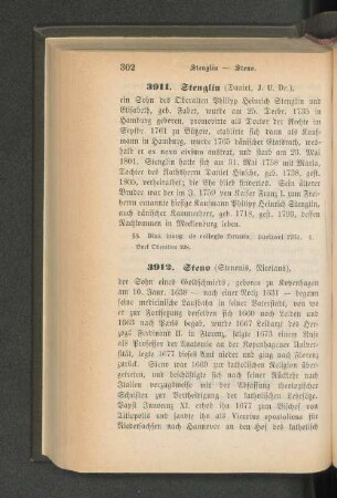 3912. Steno (Stenonis, Nicolaus)