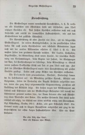 2. Spruchdichtung