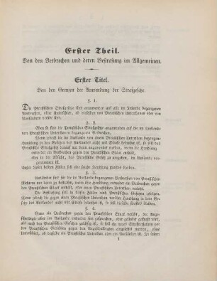 I. Strafgesetzbuch.