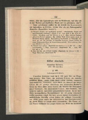 Eilfter Abschnitt. Claudius Galenus.