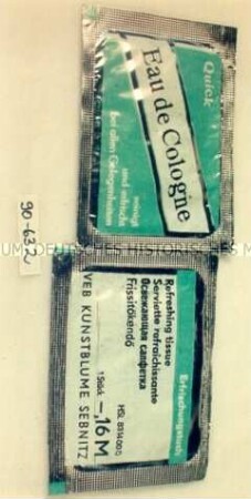 Erfrischungstuch "Quick Eau de Cologne"
