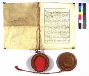 Bischof Friedrich Karl Josef verleiht Hohenlohe Neufels.