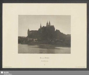 Dom zu Meißen. Abendstimmung