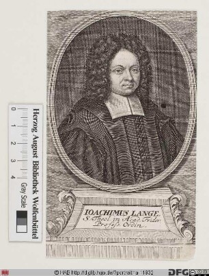 Bildnis Joachim Lange