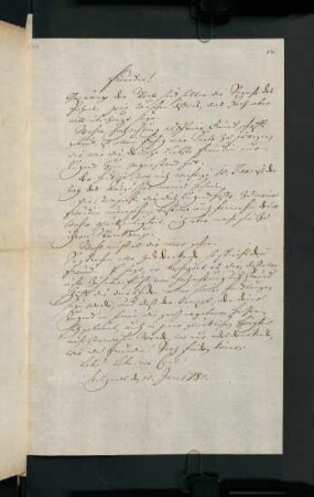 16r-19v, Briefe Herzog Carls an eine Freundin. 1764. 1780. 1782.