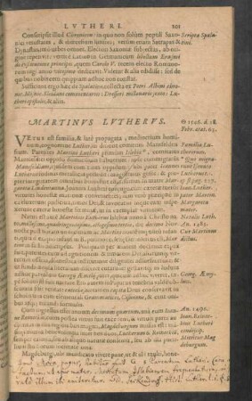 Martinus Lutherus.