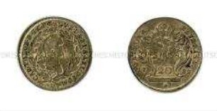 Silbermünze über 20 Kreuzer des bayerischen Kurfürsten Karl IV. Theodor