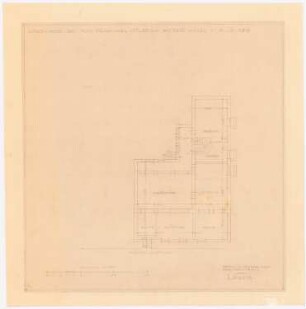 Garten Fraenkel, Berlin-Kladow: Grundriss Keller 1:100