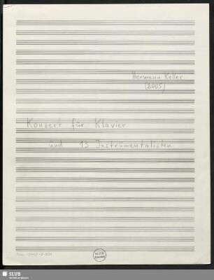 Concertos - Mus.15445-O-501 : pf, orch