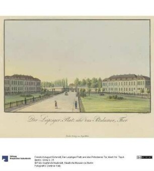 Der Leipziger Platz und das Potsdamer Tor