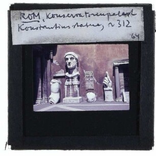 Rom, Konservatorenpalast,Rom, Kolossalstatue Kaiser Konstantins