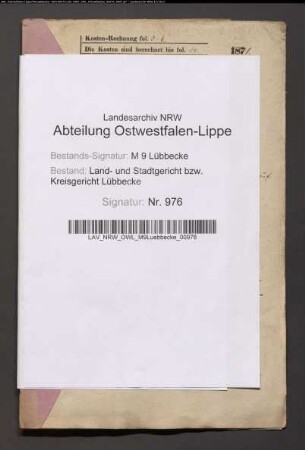 Erblasser: Niermann, Caspar Heinrich: