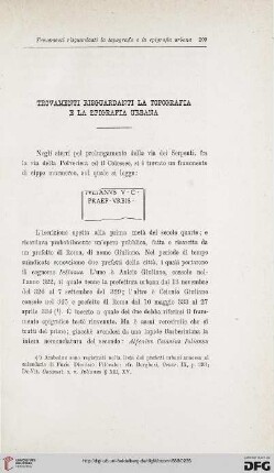 16: Trovamenti risguardanti la topografia e la epigrafia urbana, [27]