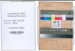 Entnazifizierung Maria Schwanen , geb. 03.06.1899 (Lehrerin)