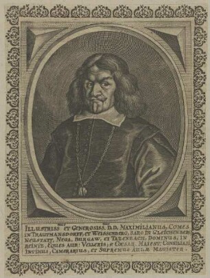 Bildnis des Maximilianus in Trautmansdorff et Weissenberg