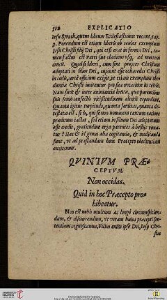 Quintum prae-ceptum