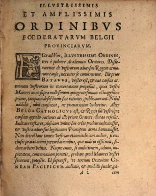 Dissertatio oratoria de iustitia armorum Batavicorum