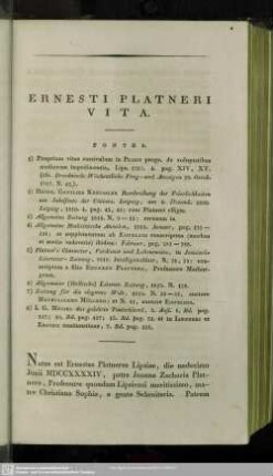 Ernesti Platneri Vita